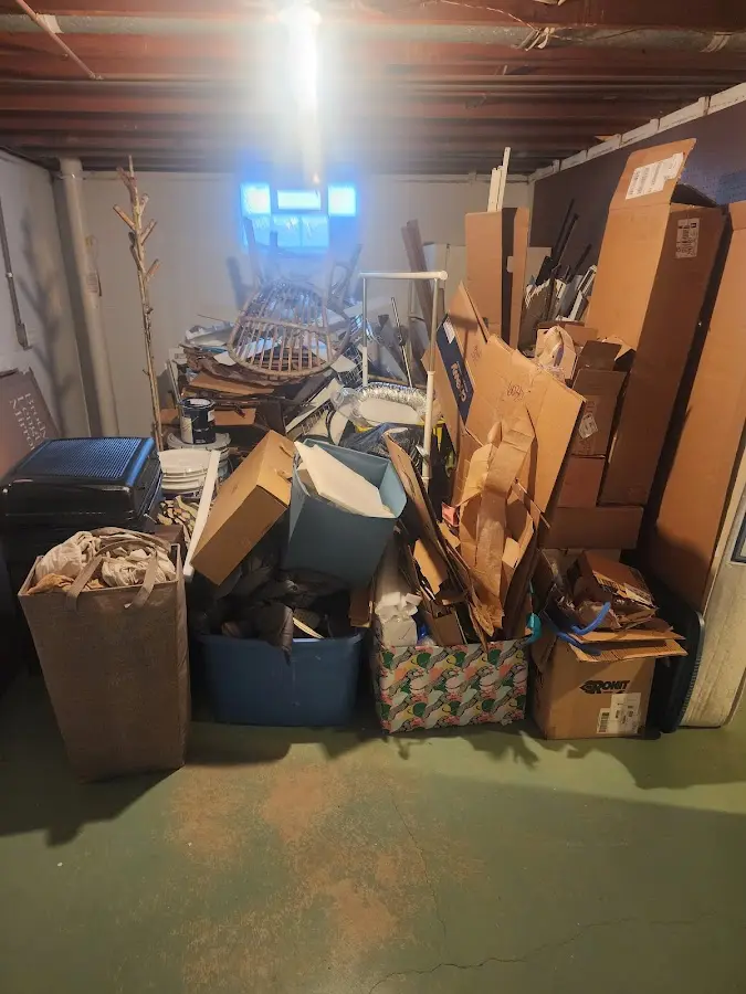 Roll-off dumpster container at job site for Construction Dumpster Rental in Pueblo